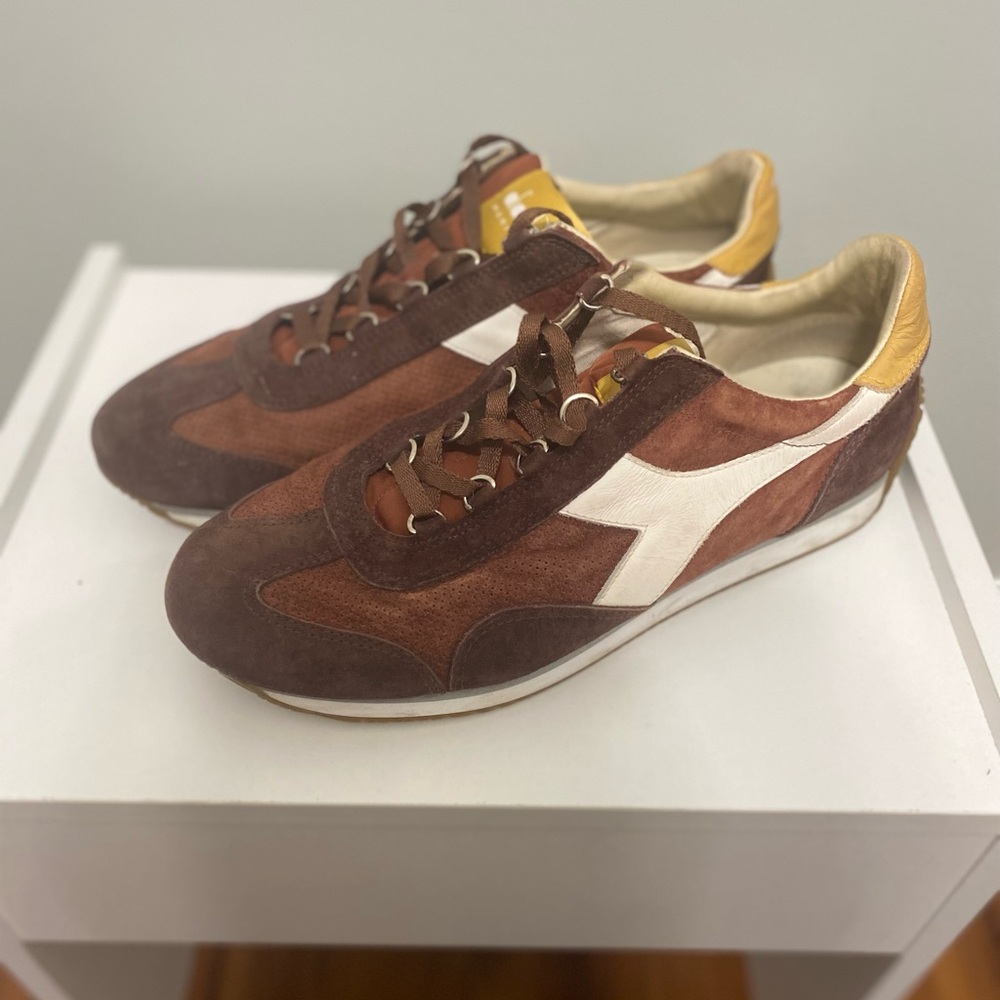 Diadora red and White Men's Sneakers